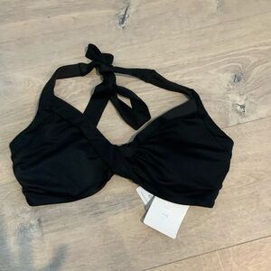 Athleta black swim top. Size 34 B/C.